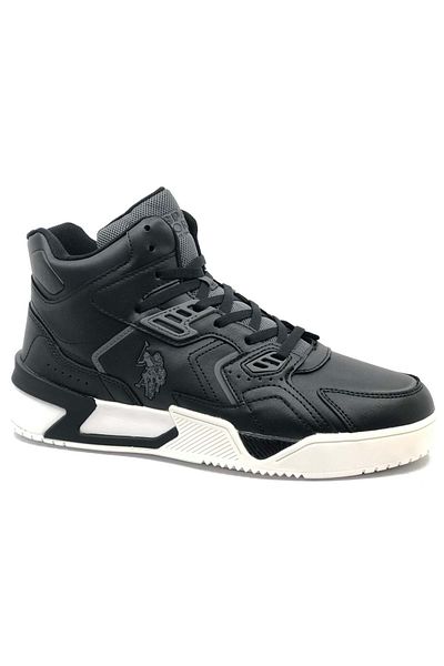 U.S. Polo Assn. BAZA. Pantofi sport pentru bărbați Polo Assn Denver Hi High Rise Senaker NEGRI