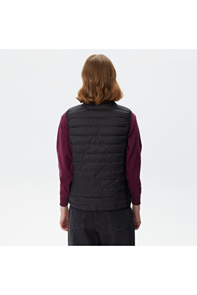 Lacoste Kadın Dik Yaka Kapitone Siyah Yelek