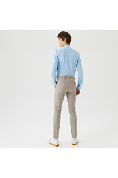 Lacoste Erkek Slim Fit Chino Gri Pantolon