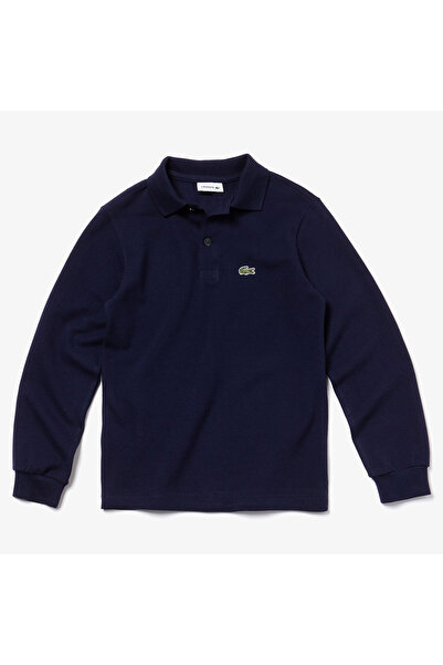 Lacoste Erkek Çocuk Regular Fit Uzun Kollu Lacivert Polo