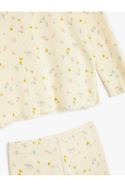 Koton Σετ 2 με απαλή υφή - Βαμβακερό με ραβδώσεις