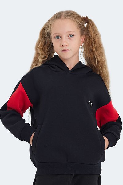 Slazenger Унисекс детски суитшърт тъмносин / червен