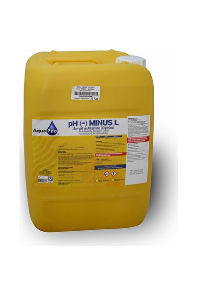 Aqua Pro Havuzavm-aquapro Ph Mınus L Sıvı Ph Düşürücü 30kg