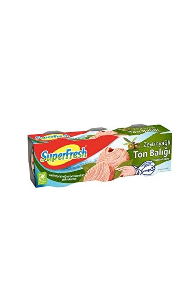 SuperFresh Zeytinyağlı Ton Balık 3x75 Gr. (2'Lİ)