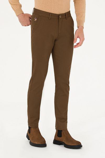 U.S. Polo Assn. ΒΑΣΗ. POLO ΑΝΔΡΙΚΟ ΑΘΛΗΤΙΚΟ SLIM FIT CHINOS ΠΑΝΤΕΛΟΝΙ G081GL078.000. 1728006   ΜΙΧΕΛ