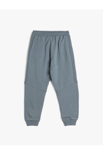 Koton Cotton Jogger Sweatpants - Δέσιμο στη μέση και ράστερ