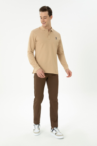 U.S. Polo Assn. Pantaloni de pânză pentru bărbați, cu nucă de cocos 50271429-...