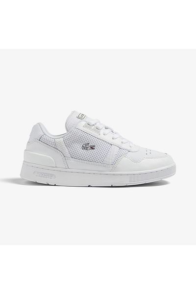 Lacoste T-Clip Piqué Women's White Sneakers