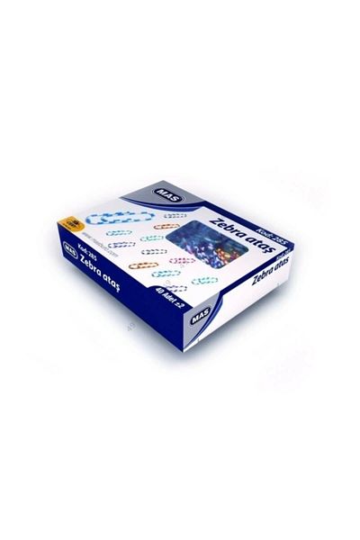 Mas Zebra Colored Paper Clip - 28 Mm 285 Model