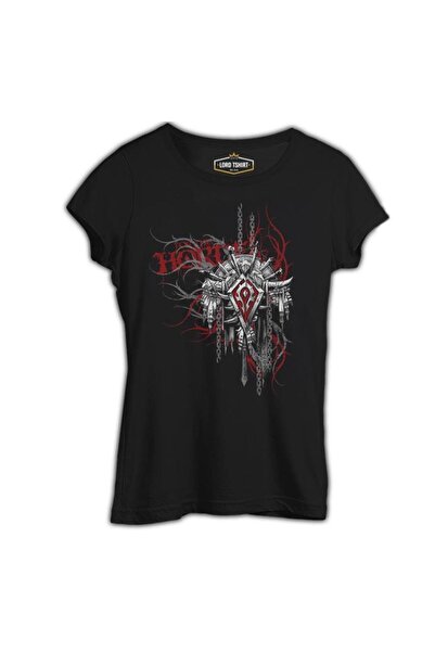 Lord T-Shirt World of Warcraft - Horde Logo in Cahins Black Women's T-Shirt