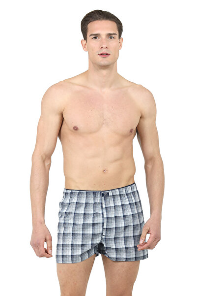 D'S Damat Woven Boxer Large Plaid