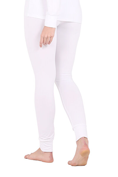 NORTH ICE Women's Thermal Bottom Underwear White