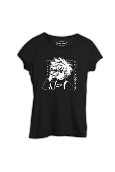 Lord T-Shirt تي شيرت نسائي أسود من Hunter X Hunter - Killua Zoldyck