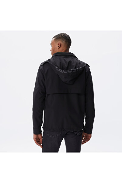 Lacoste Erkek Kapüşonlu Siyah Mont