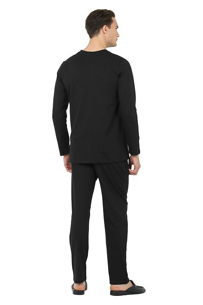 Damat Σετ Πιτζάμες Regular Fit Μπλε Βαμβακερές