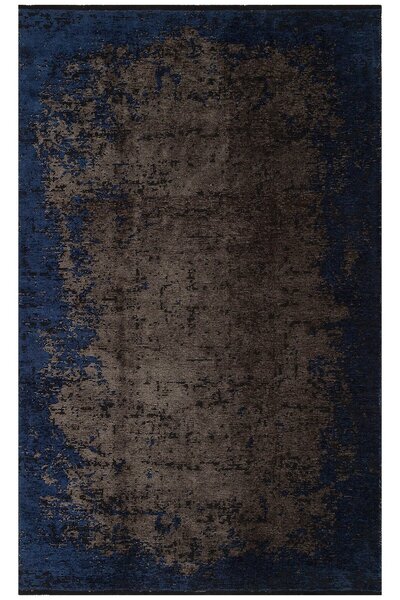 Eko Halı TRIBAL XW TRB 04 GREY NAVY XW Yıkanabilir Vintage Desenli Modern İnc...
