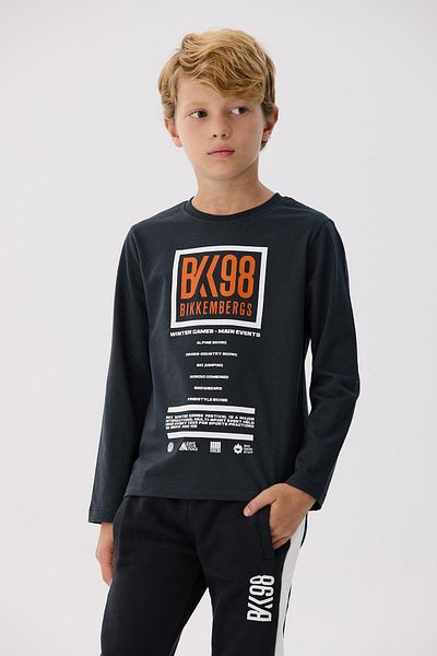 Bikkembergs BG Store Boy's Anthracite T-Shirt