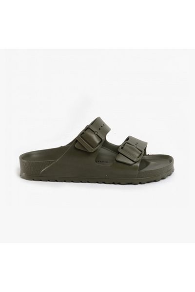 Birkenstock شبشب كاكي نسائي من Arizona Eva