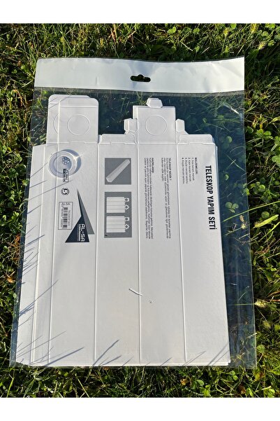 Chuva Teleskop yapım seti karton ve mercekli iş eğitimi