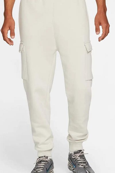 Nike Αθλητικά ρούχα Fleece Cargo Pant Κρεμ Φούτερ με άνω μέρος