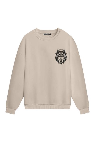 Mounte Bianca Unisex Lupo - Κανονικό φούτερ