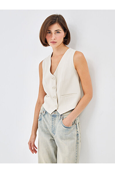 LC Waikiki Classic V-Neck Women's Vest