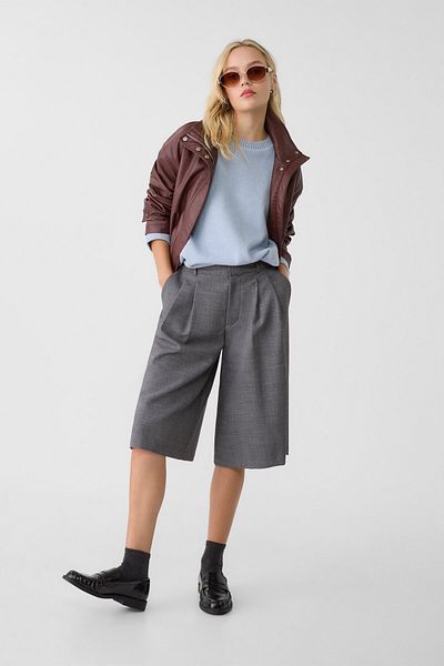 Stradivarius Basic Crew Neck T-Shirt