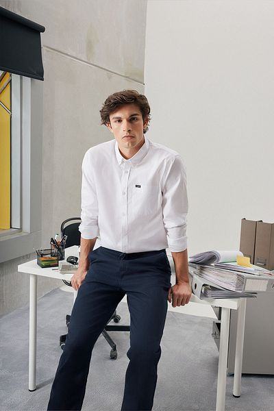 Lee Long Sleeve 100% Cotton Regular Fit Shirt