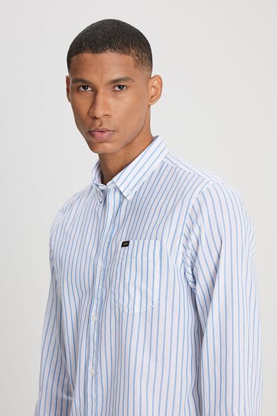 Lee Regular Fit Regular Cut 100% Cotton White Shirt