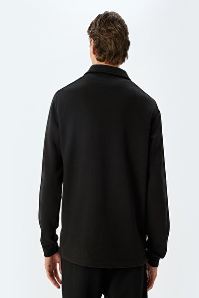 Koton Μαύρο ανδρικό φούτερ για ενήλικες 5WAM70061MK