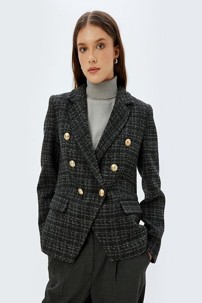 Koton Anthracite Women's Jacket 5Wak50097Uw