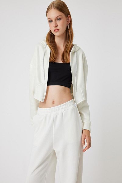 Koton Young Ecru Sweatshirt - 5Wal10171Ik