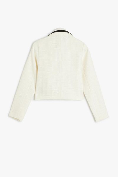 Koton Ecru Girl's Jacket 5Wkg20059Aw