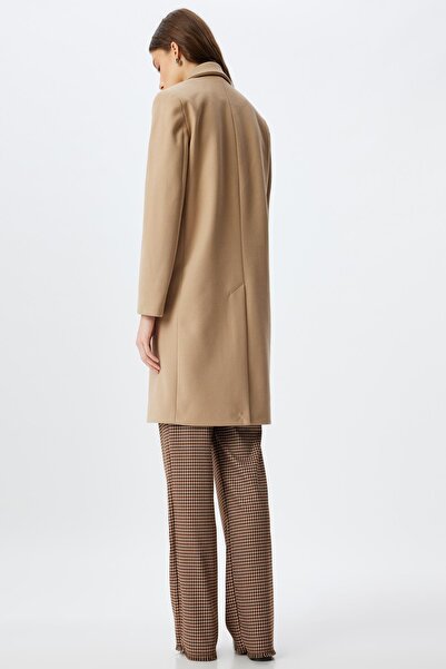 Koton 5WAK00126EW Μοντέλο Μπεζ Γυναικείο Παλτό