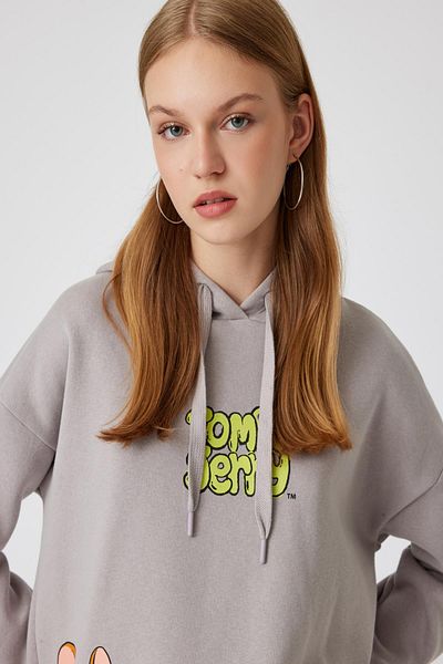 Koton Gray Young Sweatshirt 5Wal10283Ik