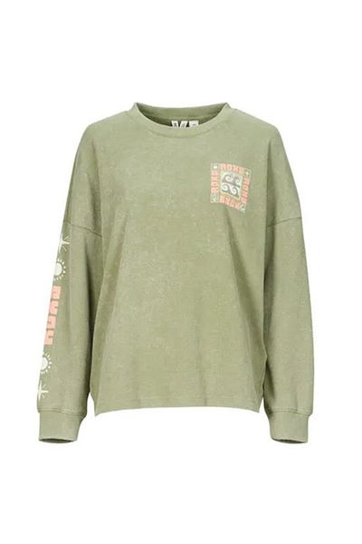 Roxy Langarmshirt für Damen - Baumwoll-Polyester-Mischgewebe mit Waffelstruktur [200g/m]