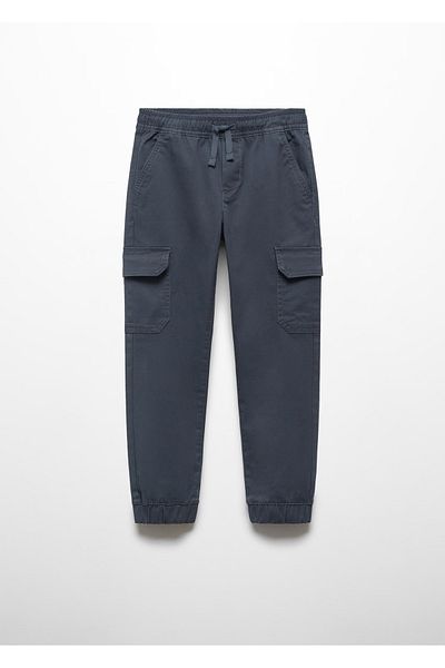 MANGO Kids Spodnie typu jogger z kieszeniami