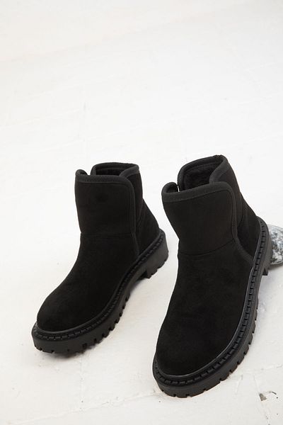 SOHO Semišové dámské boty - černá, model 19750, botička