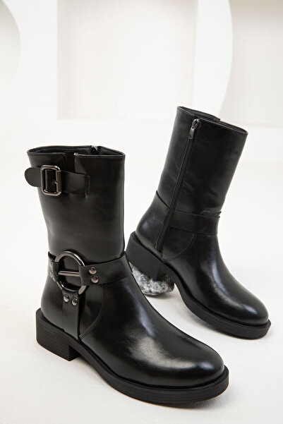 SOHO Dámské černé kozačky a kozačky 19743
