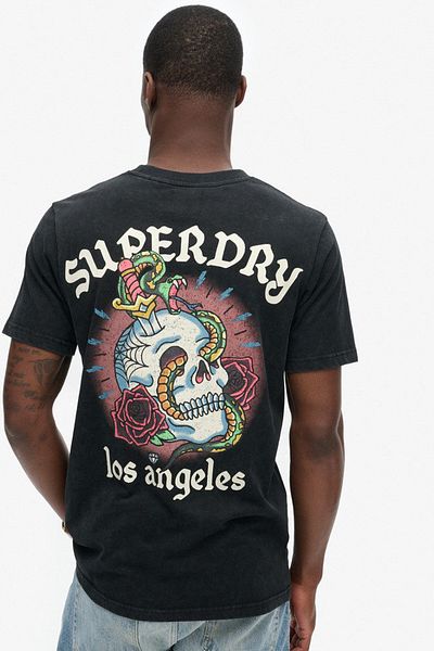 SUPERDRY Tričko s grafickým tetovaním