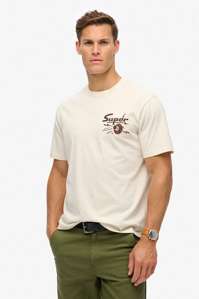 SUPERDRY Футболка з графічним візерунком LOFI крою в стилі панк