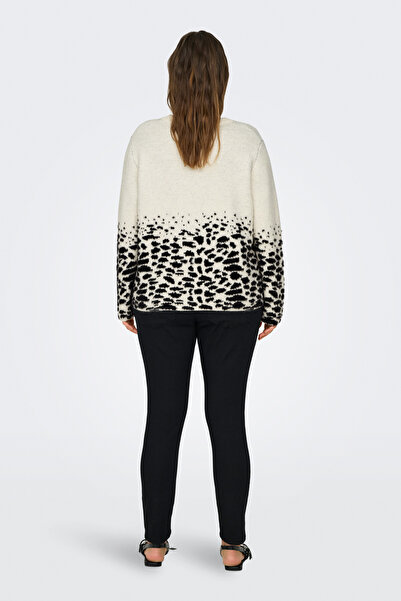 Only Carmakoma Caranni Ls - O-Neck Jq Knt Model Fabric