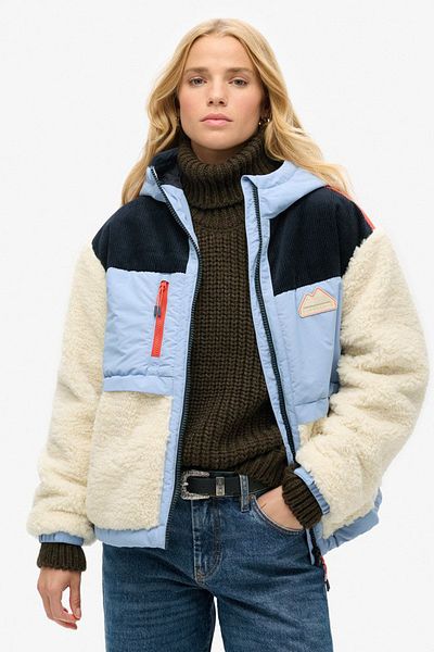 SUPERDRY HOODED FLEECE JACKET