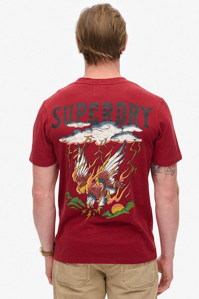 SUPERDRY TATTOO GRAPHIC T SHIRT