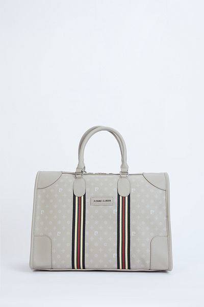 Pierre Cardin حقيبة سفر نسائية - حقيبة كتف بحروف حجرية 04PO2275