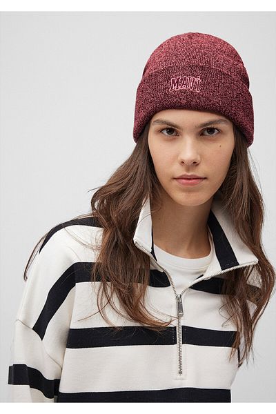 Mavi Claret Red Beret - Logo Printed, 1912687 -70398 Model