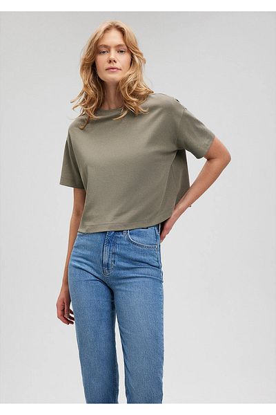 Mavi Zelené oversize triko Crop – Crew Neck 1612708 -86961