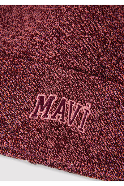 Mavi Claret Red Beret - Logo Printed, 1912687 -70398 Model