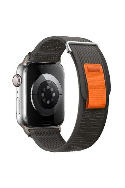 Microsonic Apple Watch Series 11 46mm Kordon Hike Spiral Siyah