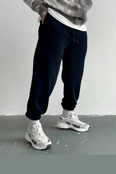 yueswear Παντελόνι φούτερ Unisex 2ip Raster Relaxed Cut